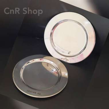 piring stainless grafir custom nama Multicolor