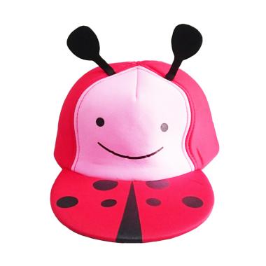 Skiphop Animal Bug Snapback Topi Anak - Red