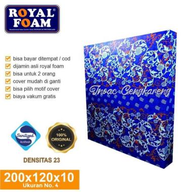 Kasur Busa Royal D23 Semua Ukuran Tebal 10 cm / Kasur Busa Royal Murah D 23 / Royal Foam Original 12
