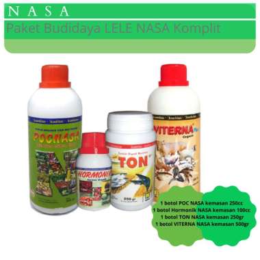 Pupuk Lele NASA KOMPLIT - POC - HORMONIK - VITERNA - TON