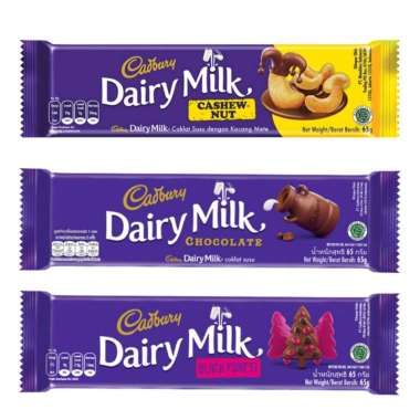 Promo Harga Cadbury Dairy Milk Original 62 gr - Blibli