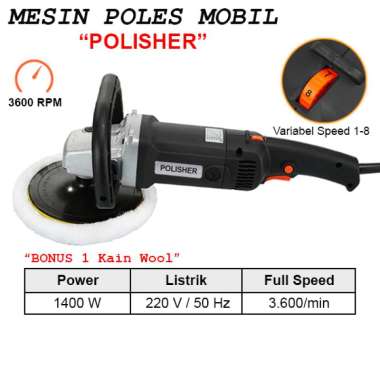 Mesin poles mobil 7 inch Polisher Alat poles mobil furniture