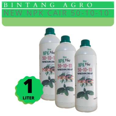 NPK Cair 50-10-10, Pupuk Daun Lengkap, NPK Cair 50-10-10 isi 1ltr