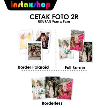 Jasa Cetak Foto 2R Print Photo ( Printing Foto ) Instaxshop, BORDER