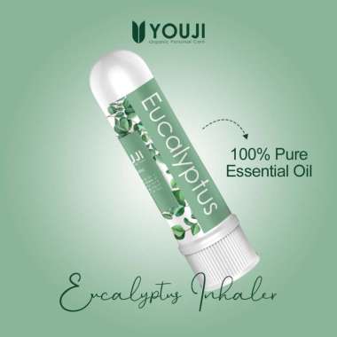YOUJI Eucalyptus Healthier Inhaler Essential Oil Minyak Esensial Aromatherapy Asma Hidung Anosmia