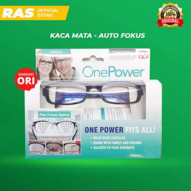 Terbaru Kacamata Baca Plus Auto Focus Adjusment Ajaib One Power Readers Unisex Berkualitas