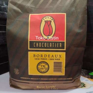 coklat bubuk tulip bordeaux 2,5 kg