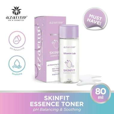 Azarine Skinfit Essence Toner 80ml - Toner Pencerah Wajah - Toner Pelembab Wajah - Toner Pengecil Po