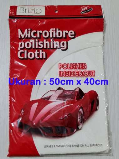 kain microfibre 50cmx40cm polishing cloth Brizio- lap handuk detailing