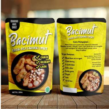 Baso aci instan BACIMUT khas kota garut