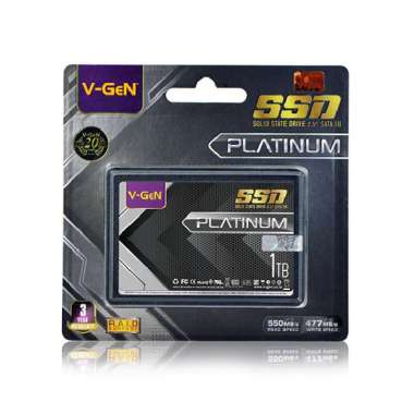 SSD Solid State Drive V-GeN 1TB SATA 3 SSD SATA III Black