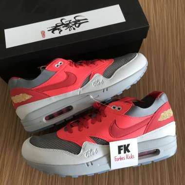 Air Max Airmax 1 Clot Kiss Of Death Solar Red || white black
