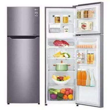 Kulkas 2 pintu LG GNB 195 SQMT low watt ice twist inverter - LG 195