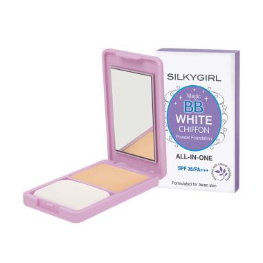 Silkygirl Magic BB hWhite Chiffon Powder Foundation - 04