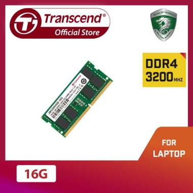 Transcend SO-DIMM JETRAM DDR4 3200 - 16GB [JM3200HSB-16G] [NOTEBOOK RAM]