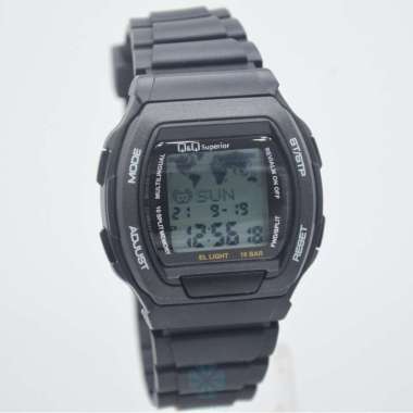 Q&Q MMW3P101Y Jam Tangan Pria Digital Databank Hitam QQ Japan Original