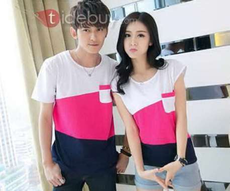 KAOS COUPLE PASANGAN REMAJA KAPELAN PACAR KAOS COPLE KOPLE BAJU CAUPLE KOPEL SLASH 9613