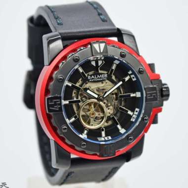 Balmer B.7990MB Jam Tangan Pria - Black Toko Jaya Ori Black Red