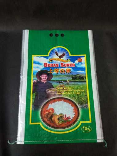Karung Beras Laminasi Pak Tani 10 kg – Ukuran 35x55 cm (Isi 50 pcs)