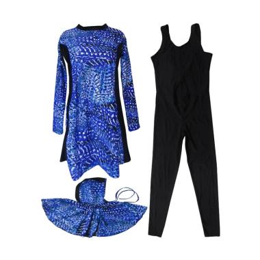 Rainy Collections Motif Batik Glitter Baju Renang Muslim Wanita
