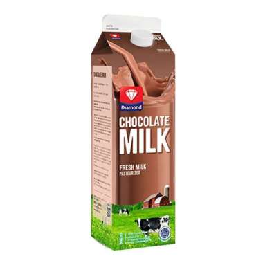 Promo Harga Diamond Fresh Milk Chocolate 946 ml - Blibli
