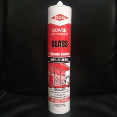 LEM DOWSILL CLEAR 300 ML LEM KACA SEALANT DOWSILL GLASS SILICONE SEALANT