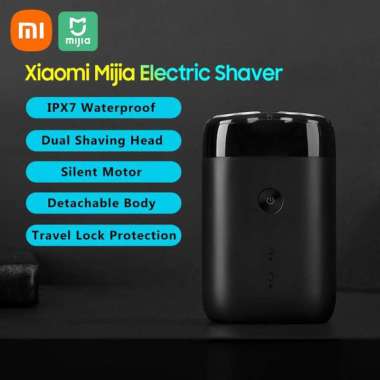 Original Xiaomi Mijia shaver mesin alat cukur potong jenggot kumis brewok berewok bulu portable