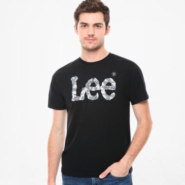 LEE Kaos Lengan Pendek Pria - Black [LTSM259LJSBK15C]
