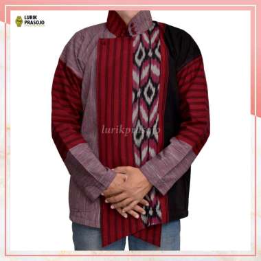 Lurik Prasojo Surjan Merah Putih (M)