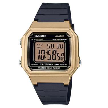 CASIO ORIGINAL - CASIO W-217HM-9AVDF - JAM TANGAN PRIA JAM PRIA - RUBBER CASIO W-217HM-9A W 217HM 9A