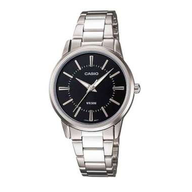 CASIO ORIGINAL - CASIO LTP-1303D-1AV - JAM TANGAN WANITA JAM WANITA - STAINLESS CASIO LTP-1303D-1A L
