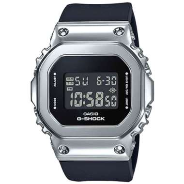 CASIO ORIGINAL - CASIO G-SHOCK GM-S5600-1DR JAM TANGAN WANITA JAM WANITA RO & LA - RUBBER G SHOCK GS