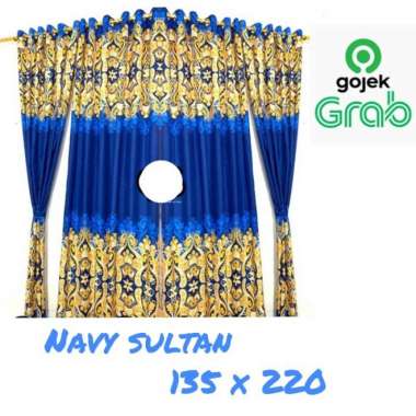 GORDEN PINTU JENDELA MODEL SMOKERING 12 LUBANG MURAH MOTIF SULTAN - NAVY SULTAN ORIGINAL 100 % Multi