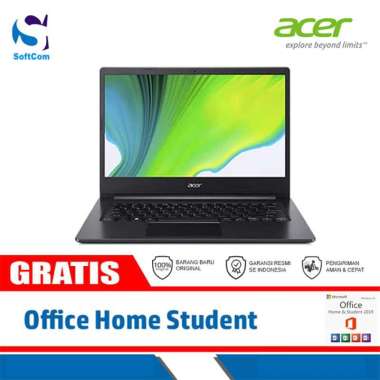 Acer Aspire 3 Slim A314-22-R446 Notebook [AMD Ryzen 3-3250U/4GB/256GB SSD/14"/Win 10 Home+OHS 2019] 