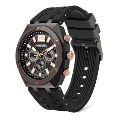 Police Dual Time Chronograph Jam Tangan Pria Original Garansi Resmi [15995JSUB61P]