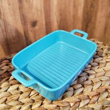 Mangkok Saji Keramik - Mangkok Persegi Panjang