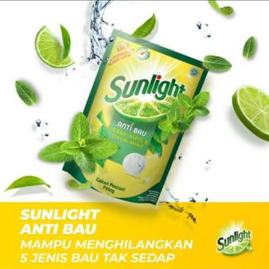 Promo Harga Sunlight Pencuci Piring Anti Bau With Daun Mint 755 ml - Blibli