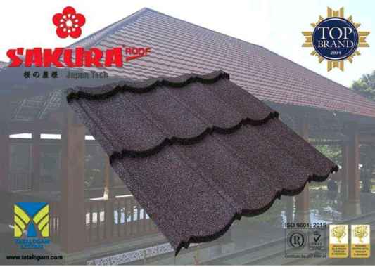 Genteng Metal Sakura Roof Stone Pasir