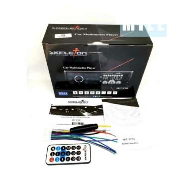 headunit tape mobil mp3 Skeleton SKT-1701 / SKT 1701 2 USB slot 100 % ORIGINAL Multicolor