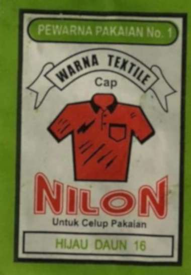 Wantex Wantek Pewarna Pakaian Pewarna Textile Hijau Daun