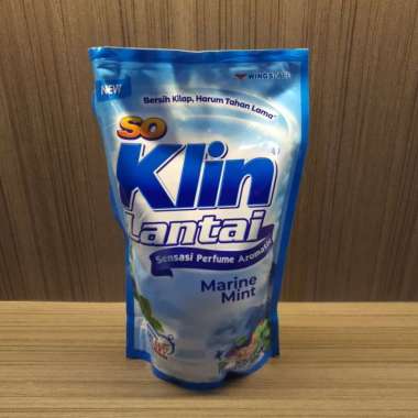 Promo Harga So Klin Pembersih Lantai Biru Marine Mint 780 ml - Blibli