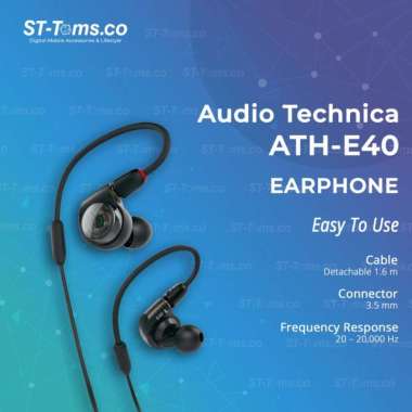 Audio Technica ATH-E40 Monitor Telinga