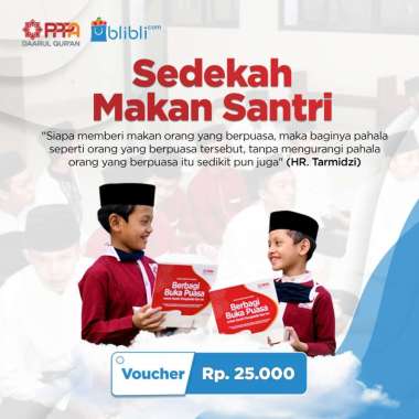 Sedekah Makan Santri Rp. 25.000