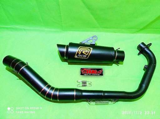 Knalpot racing RCB Satria fu sonic mx king CS1 supra gtr vixion Satria Fu