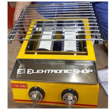 harga Jual Alat Panggang 2 Tungku Getra Et-K111 / Bbq Gas Burner / Otak-Otak Multicolor Blibli.com