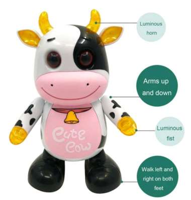 mainan sapi dancing cute cow / mainan sapi joget dance cow / mainan boneka sapi goyang dan musik