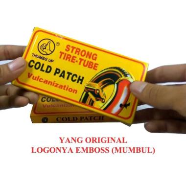 Tambal Ban Dalam Cold Patch Karet Ban Sepeda Motor TIP TOP Thumbs Up