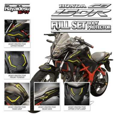 Hayaidesu Body Protector CB150R Old Full Set Cover KUNING
