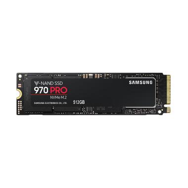 Samsung PRO 970 NVME M.2 SSD - Hitam [512 GB] Hitam
