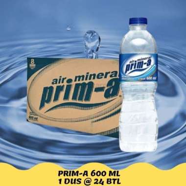 PRIM-A AIR MINERAL 600 ML [ 1 DUS @ 24 BTL]